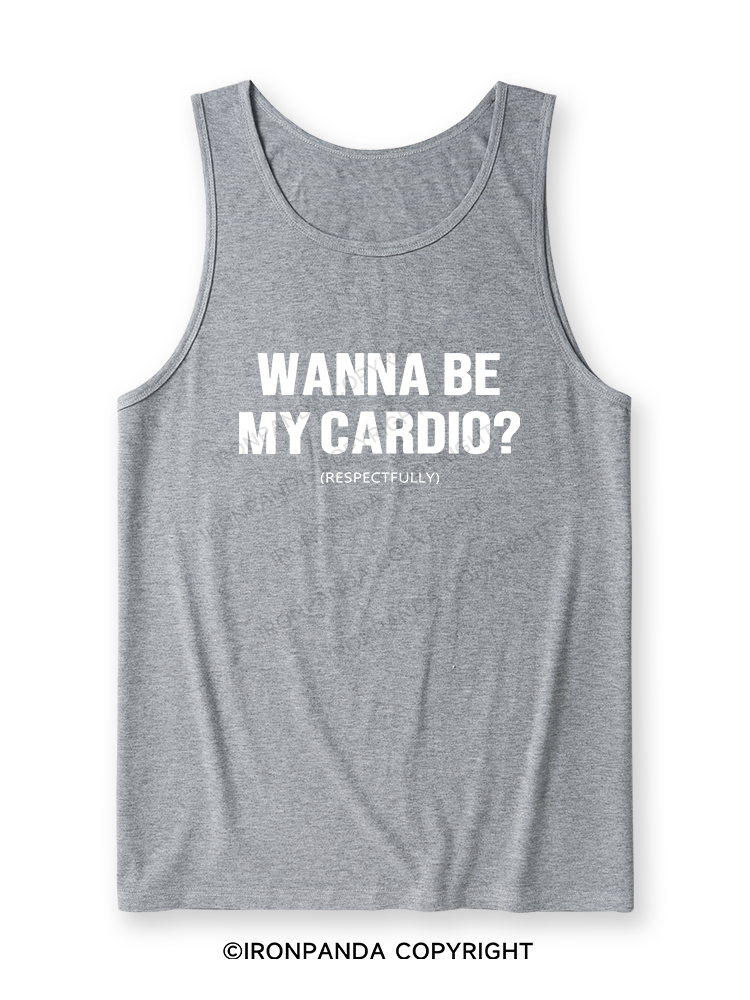 Wanna Be My Cardio Ultra Soft Heather Tank