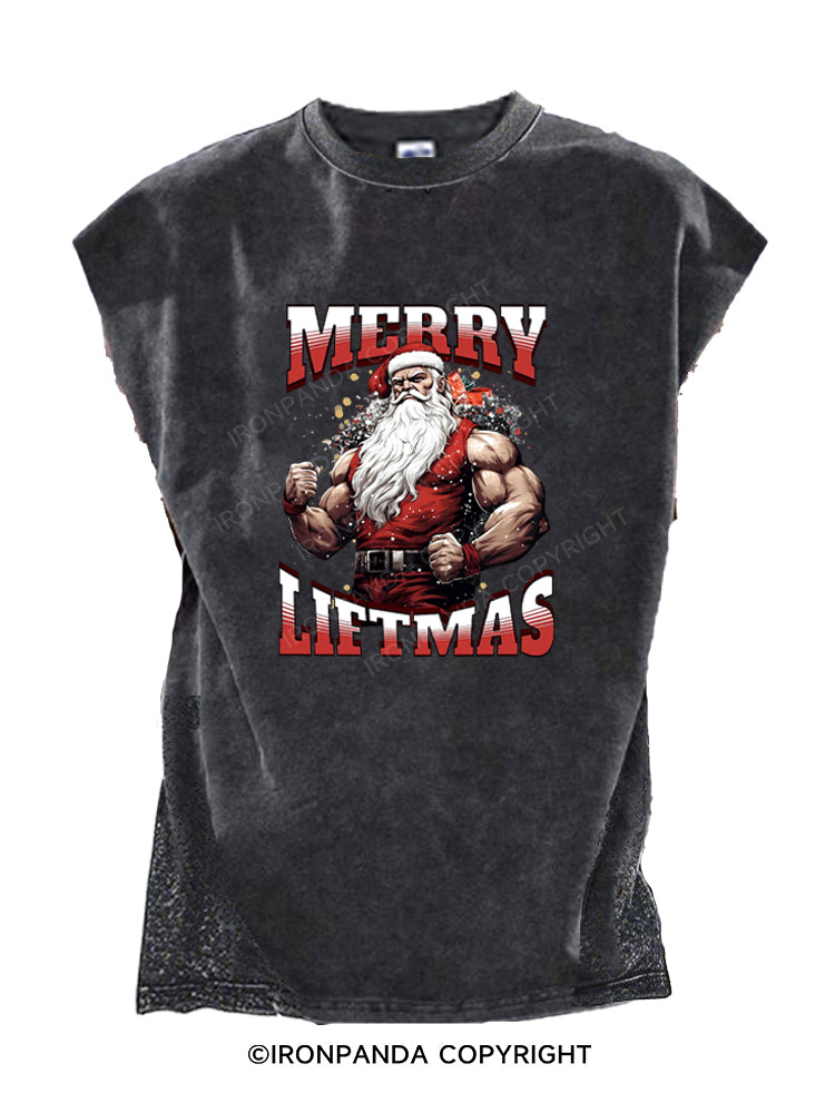 Merry Liftmas Cut Off Tank