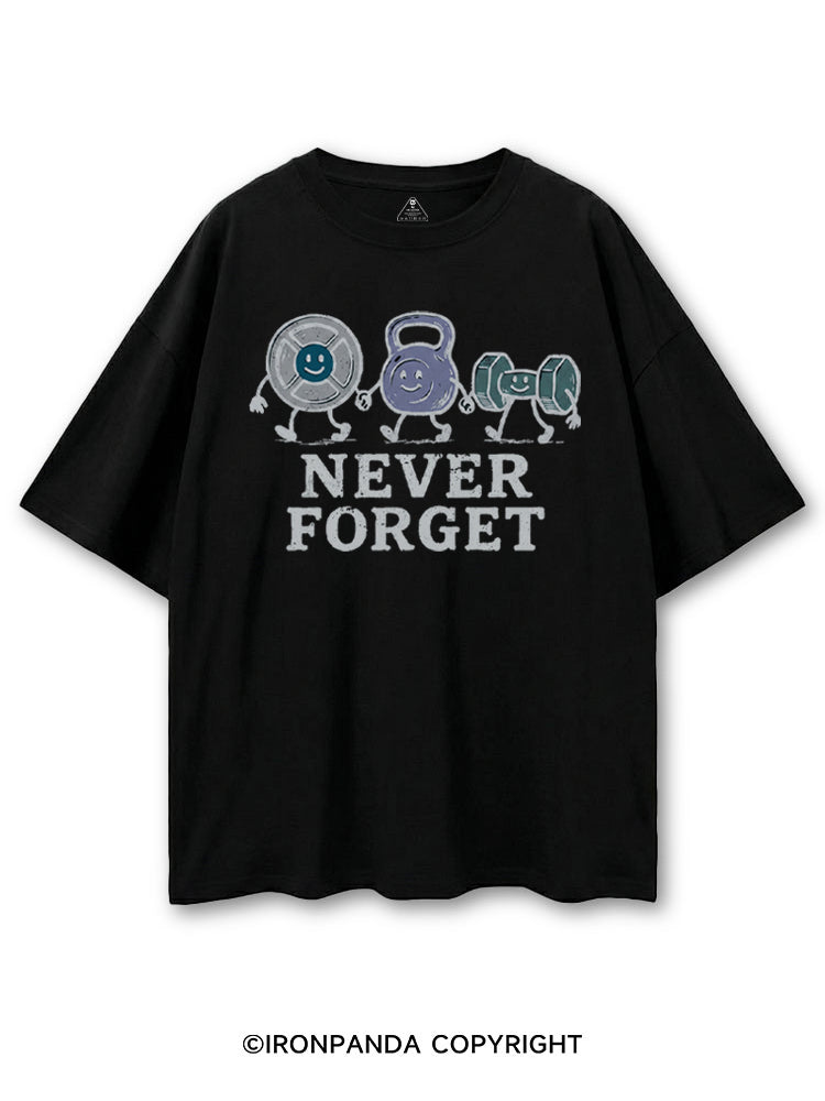 NEVER FORGET FITNESS COTTON PUMP COVER