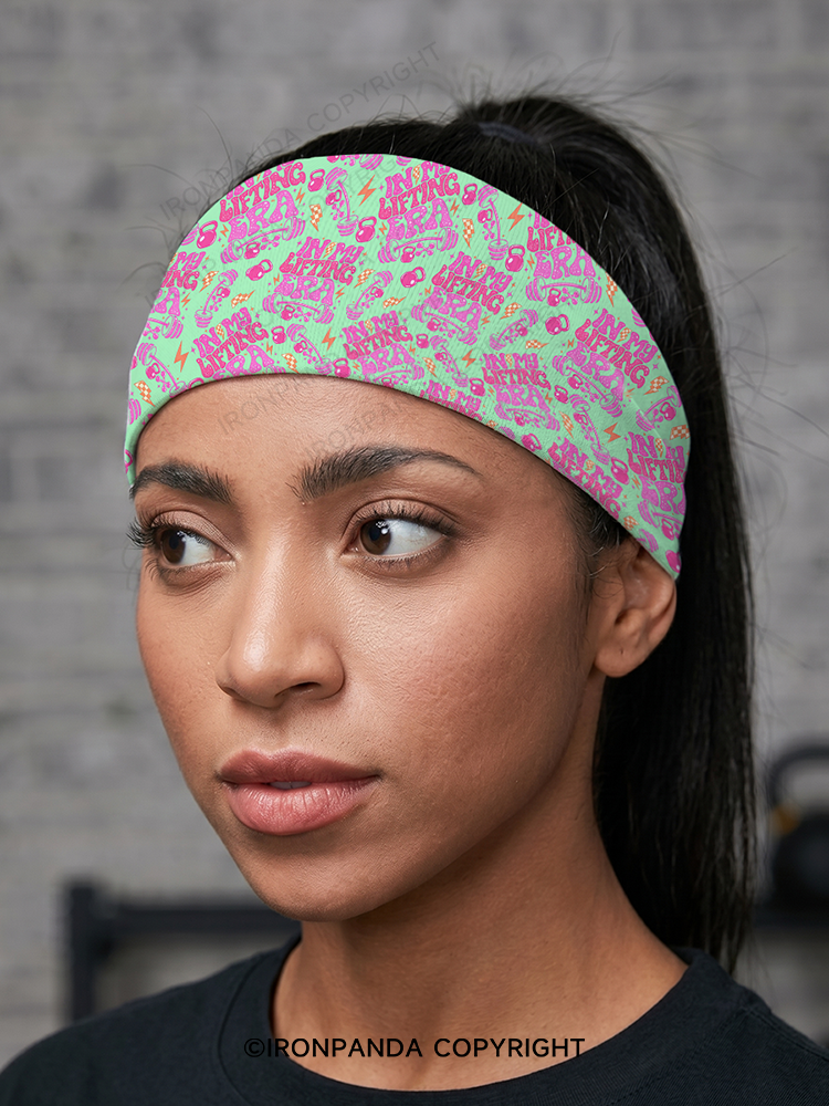 Lifting Is My Main Storyline Right Now Gym Headbands