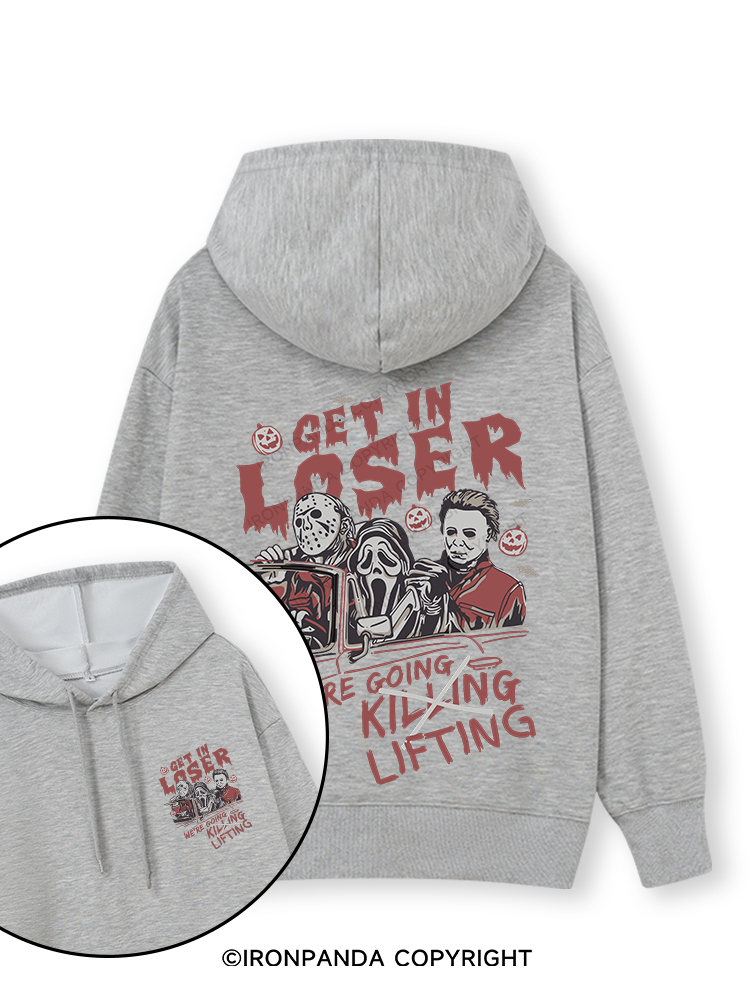 We’re Going Lifting Double-Sided Printed Classic Gym Hoodie