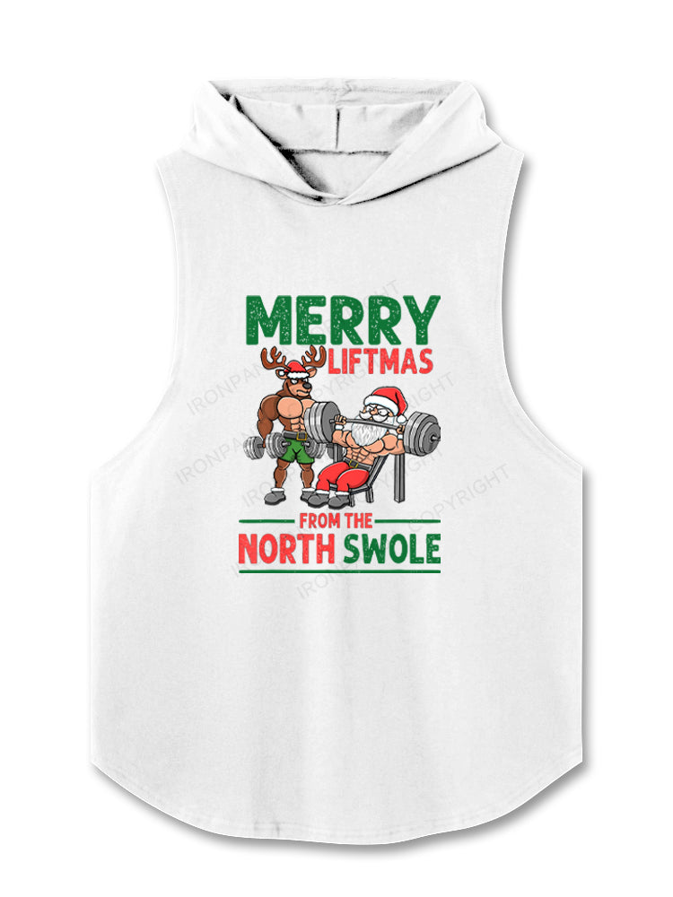MERRY LIFTMAS FROM THE NORTH SWOLE Hooded Tank