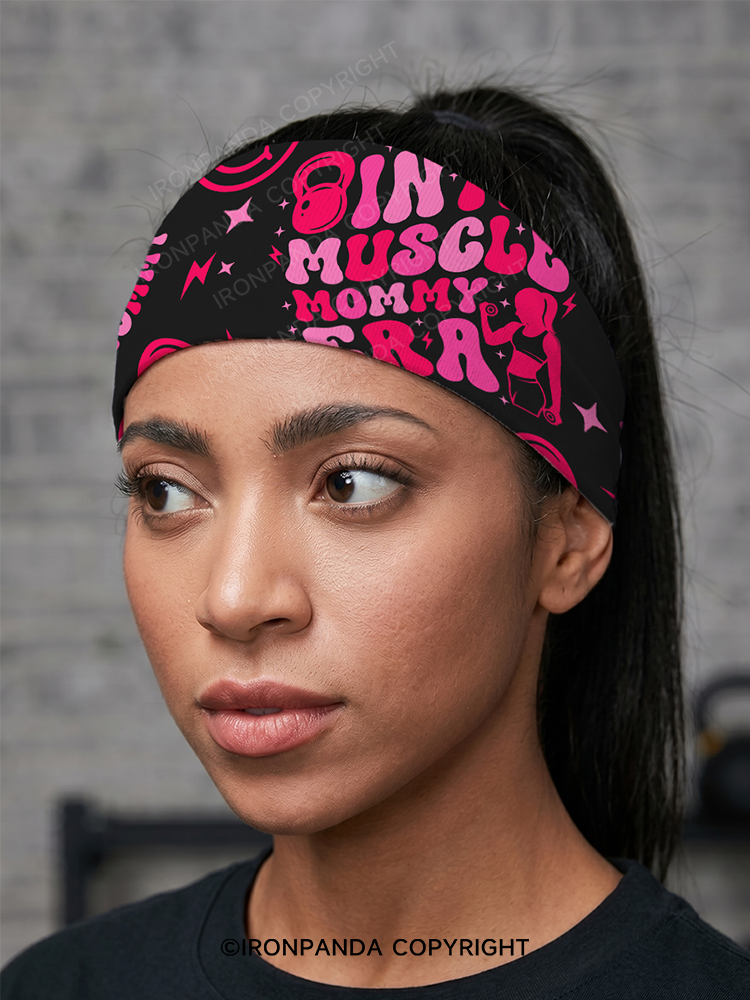 In My Muscle Mommy Era Gym Headband