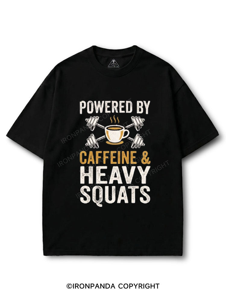 Powered by Caffeine and Heavy Squats COTTON PUMP COVER