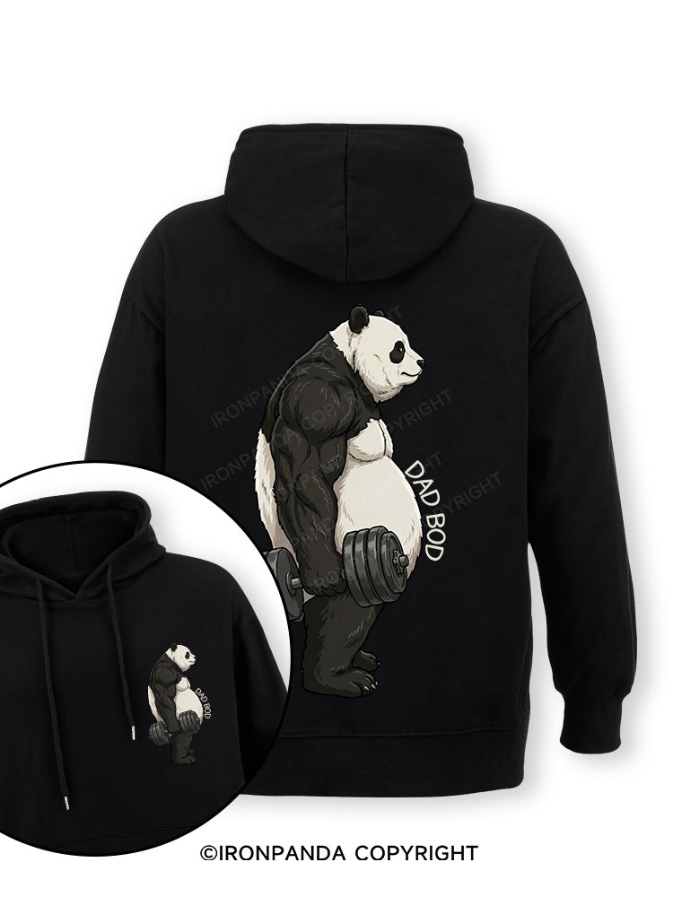 Dad Bod Panda Double-Sided Printed Classic Gym Hoodie