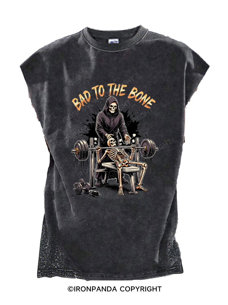 Bad to the Bone Cut Off Tank