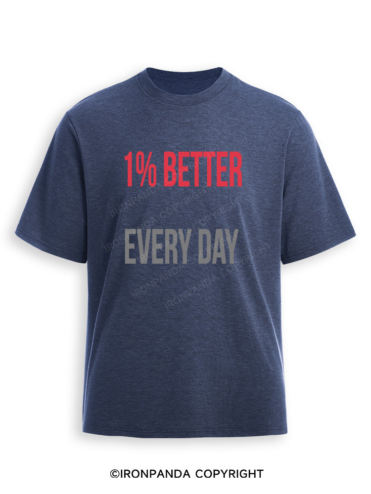 1% Better Every Day Ultra Soft Heather T-Shirt