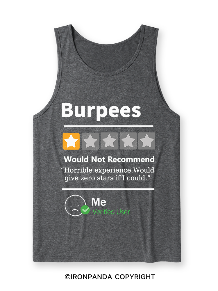 BURPEES REVIEWED Ultra Soft Heather Tank