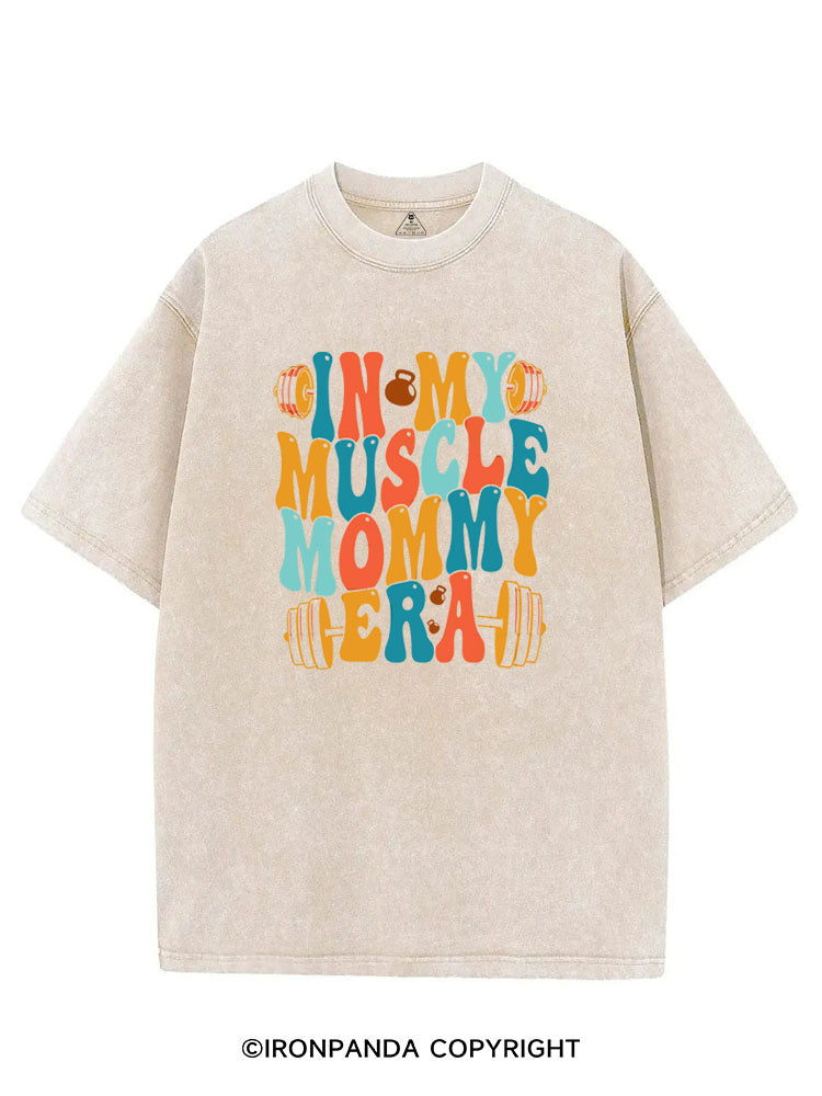 MUSCLE MOMMY ERA GYM LOVER VINTAGE GYM SHIRT