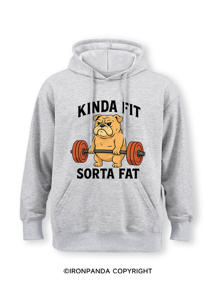 Kinda Fit Sorta Fat Dog New Classic Gym Hoodie