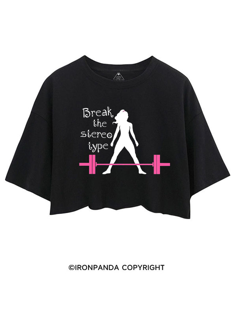 Break the stereo type CROP TOPS