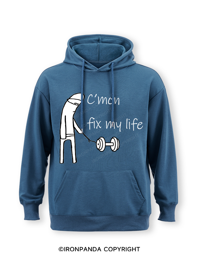 c‘mon fix my lifeClassic Gym Hoodie