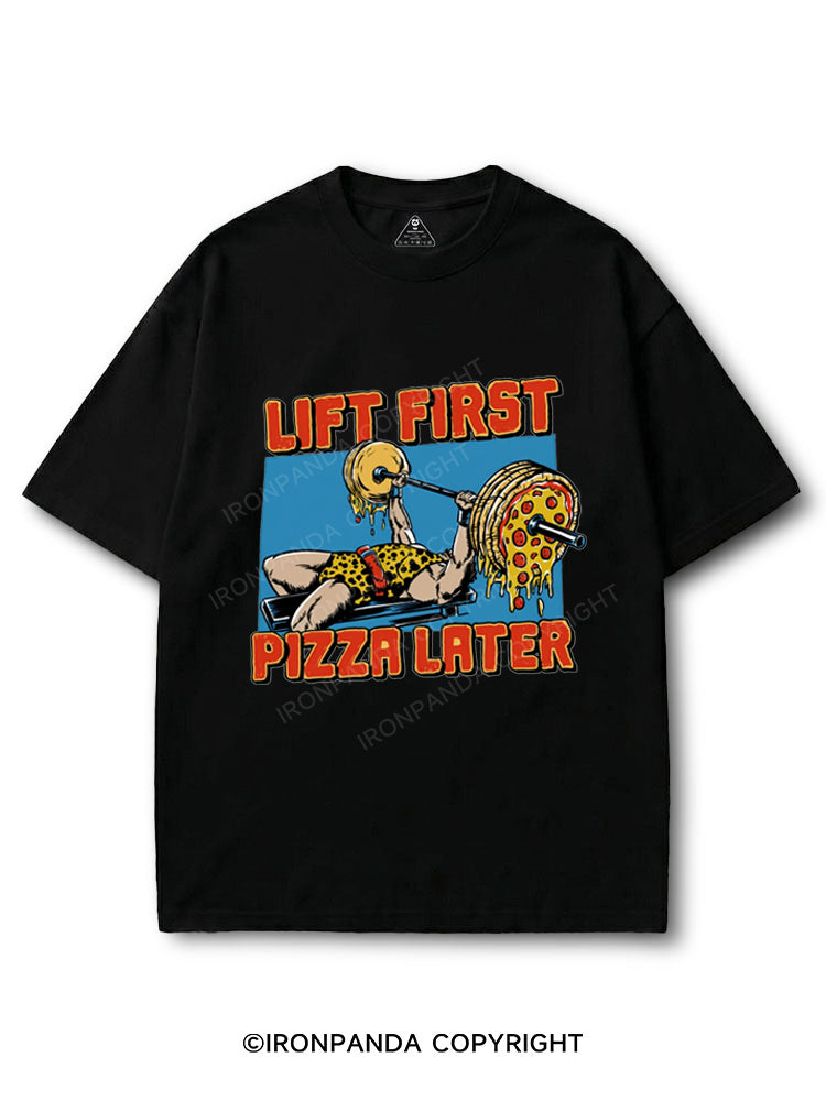 Lift First Pizza Later COTTON PUMP COVER