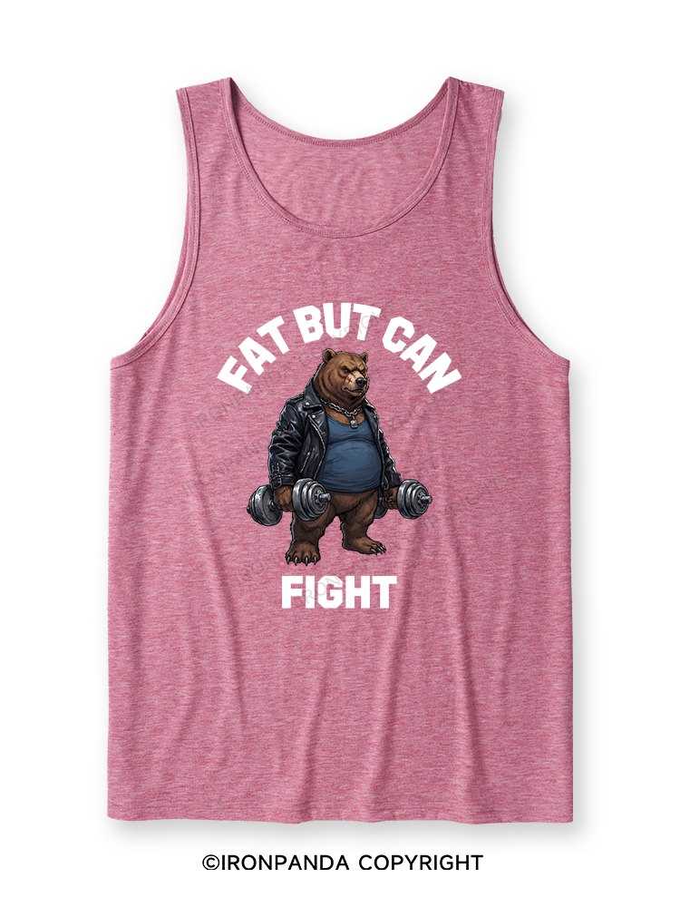 Fat But Can Fight Ultra Soft Heather Tank