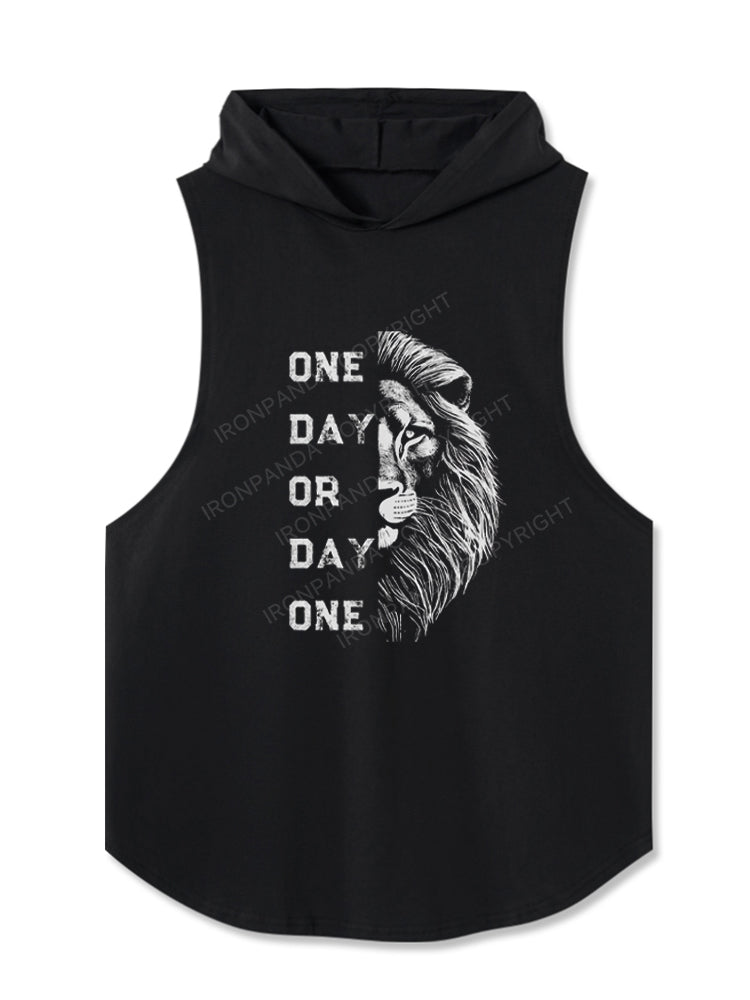 Lion One Day or Day One Hooded Tank