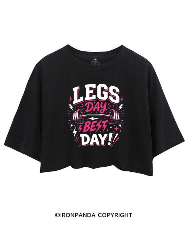 LEGS DAY BEST DAY！ CROP TOPS