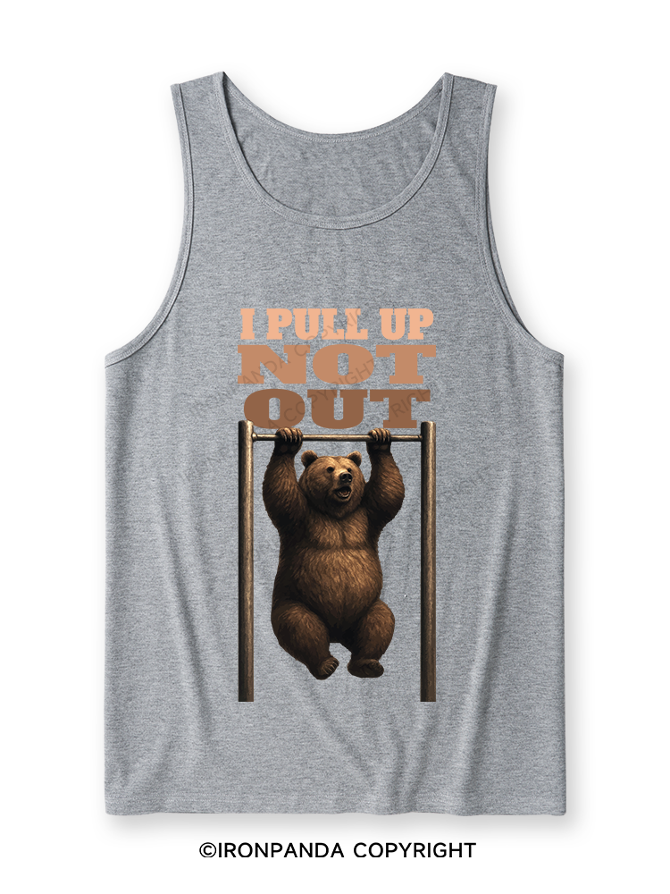 I PULL UP NOT OUT Ultra Soft Heather Tank