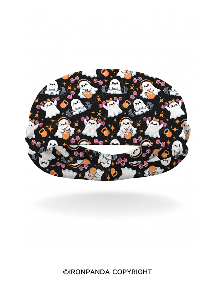 GHOST POWER WORKOUT TIME Gym Headband