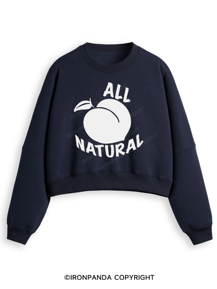 ALL NATURE Fleece Crop Sweatshirt