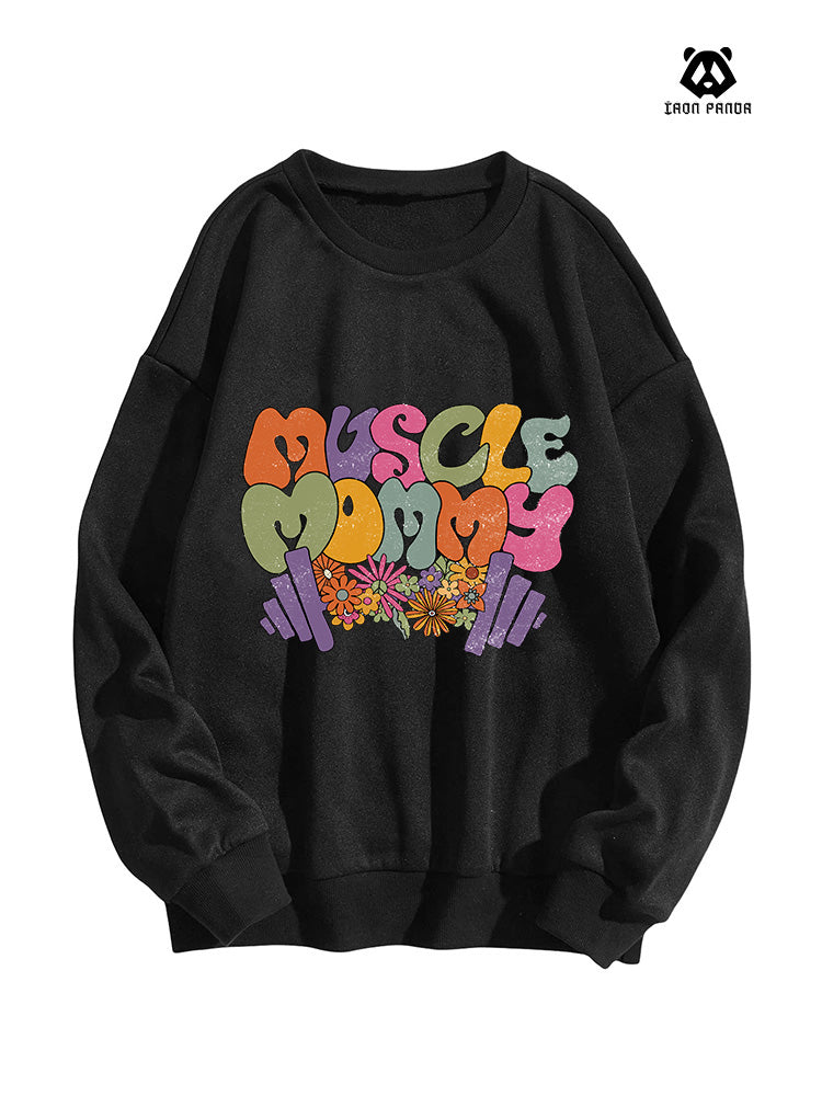 Muscle Mom  OVERSIZED CREWNECK Sweatshirt