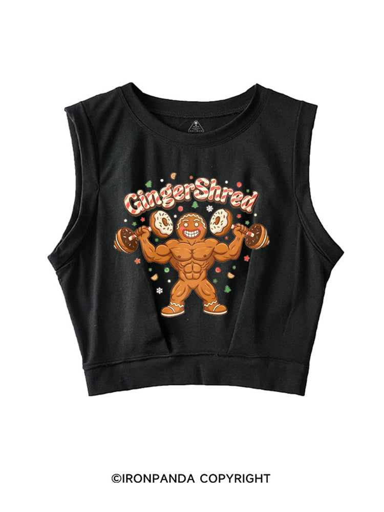 GingerShred SLEEVELESS CROP TOPS