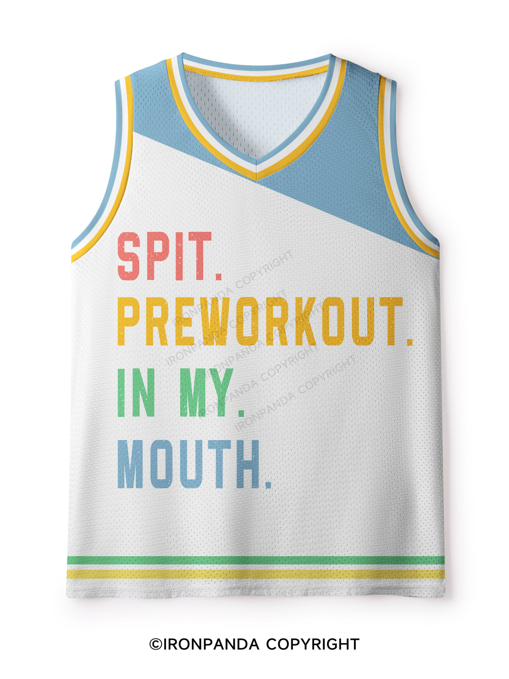 Spit Preworkout In My Mouth Mesh Tank Top