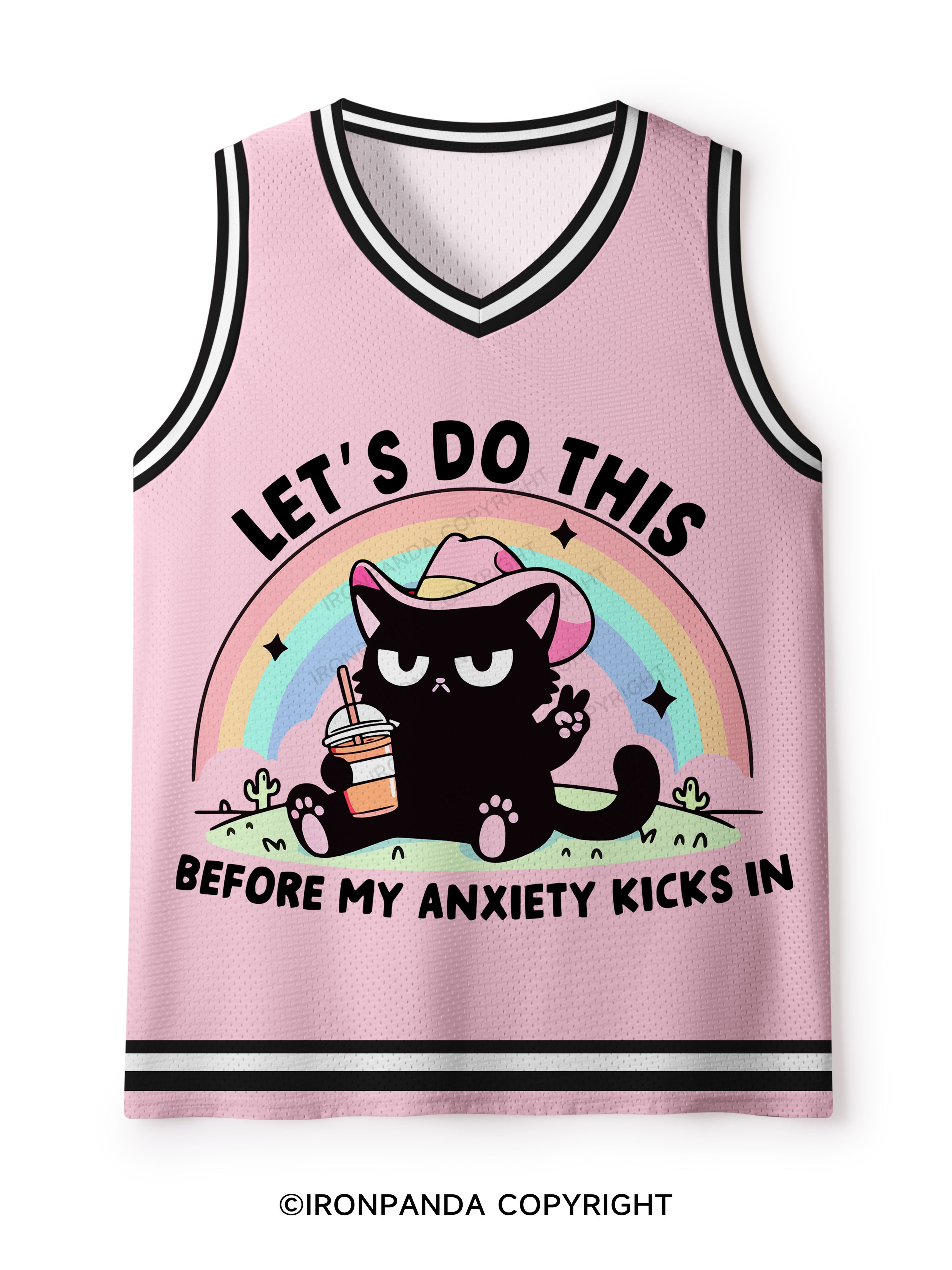 Let's Do This Before My Anxiety Kicks in Mesh Tank Top