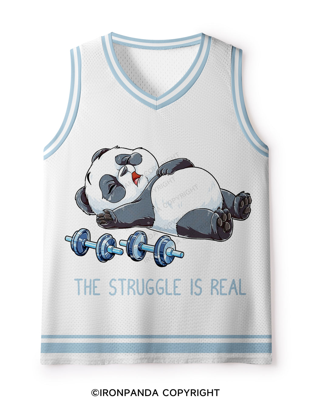 THE STRUGGLE IS REAL Mesh Tank Top