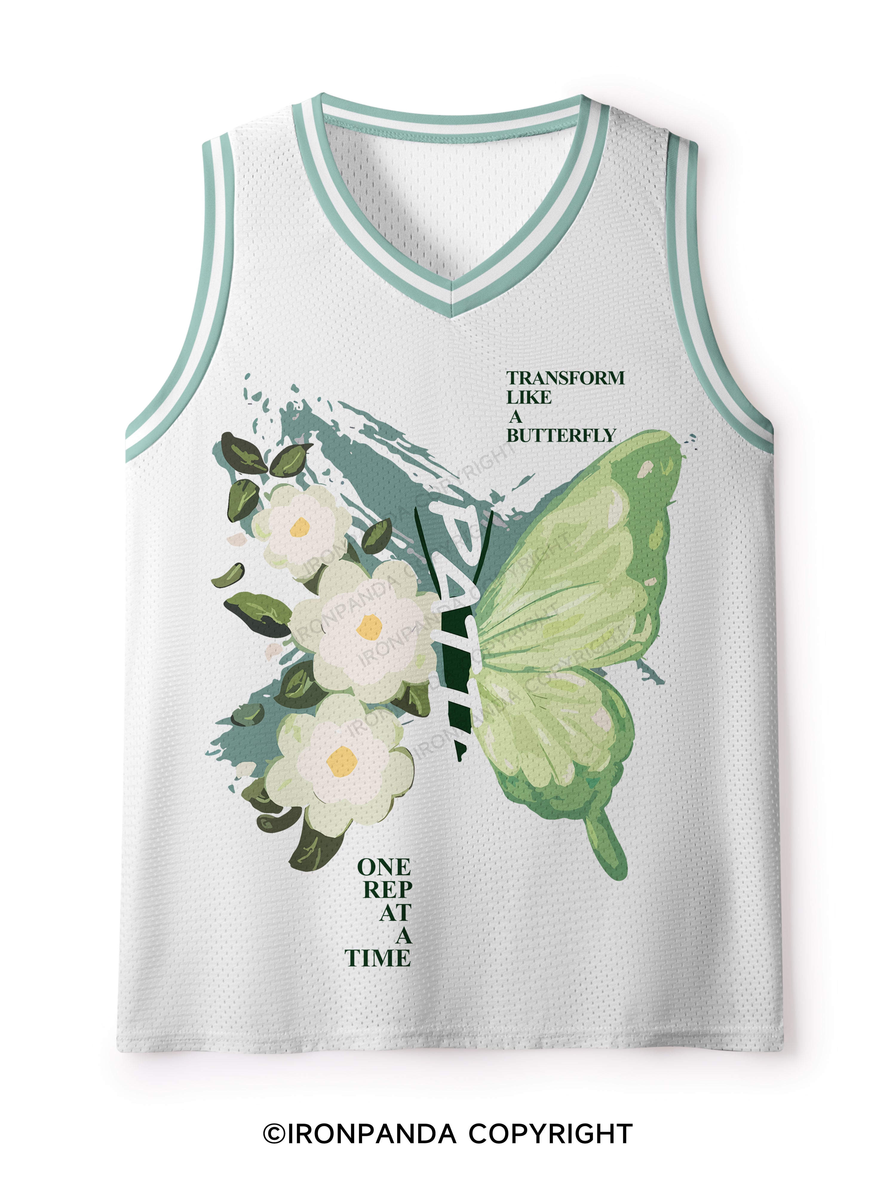 BE PATIENT Mesh Tank Top