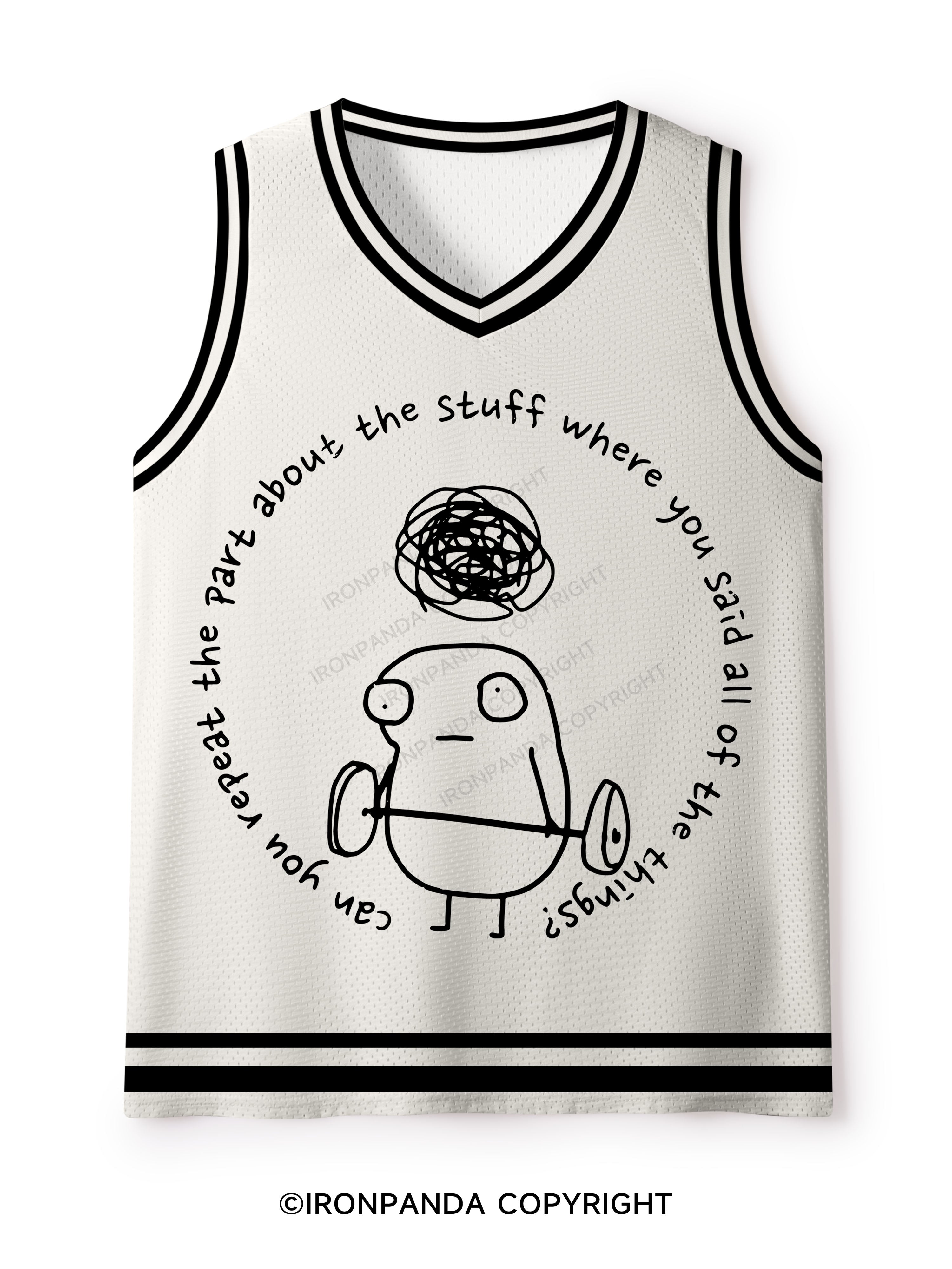 Can you repeat the part about the stuff where you said all of the things? Mesh Tank Top