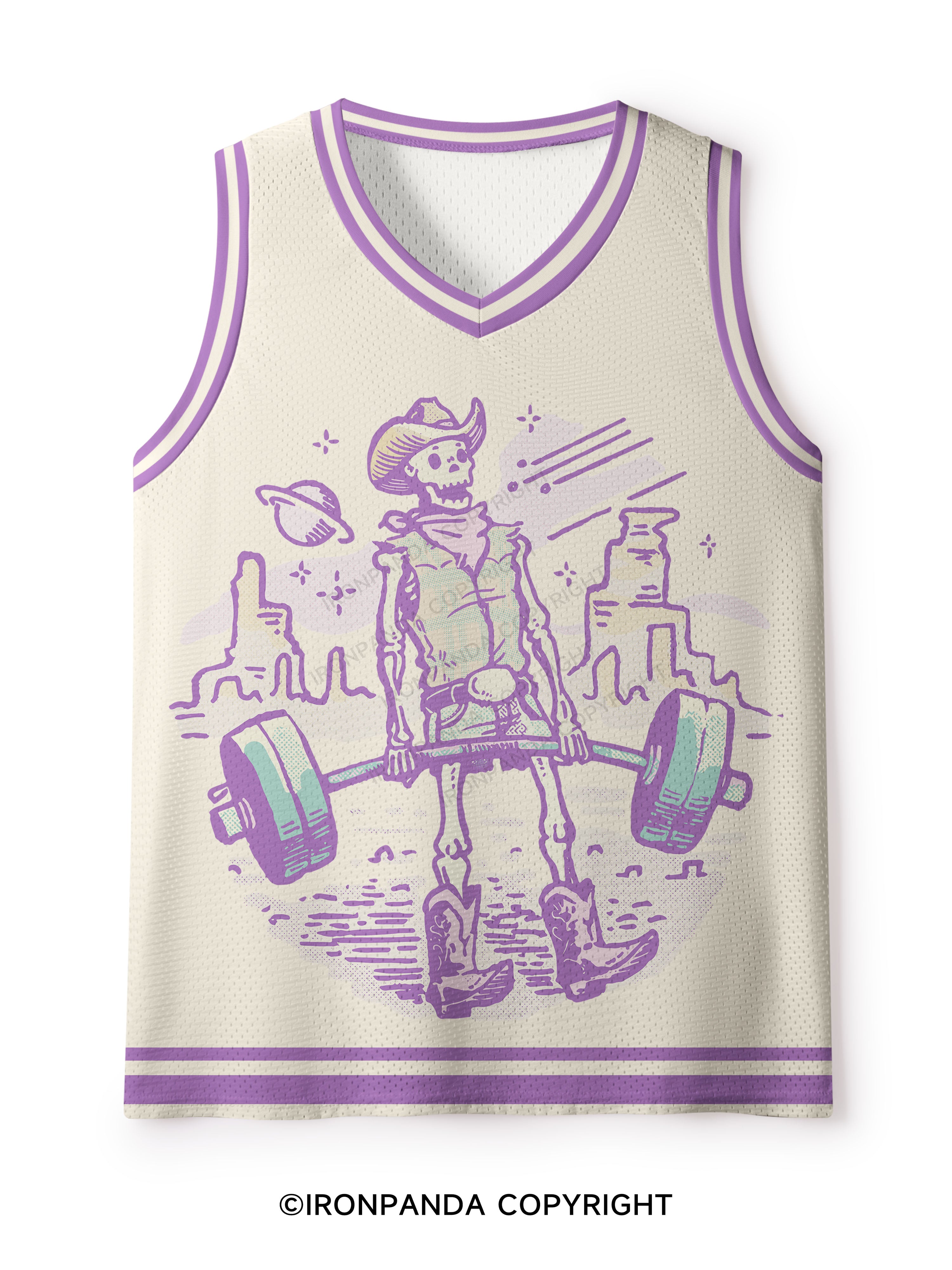 deadlift skeleton Mesh Tank Top