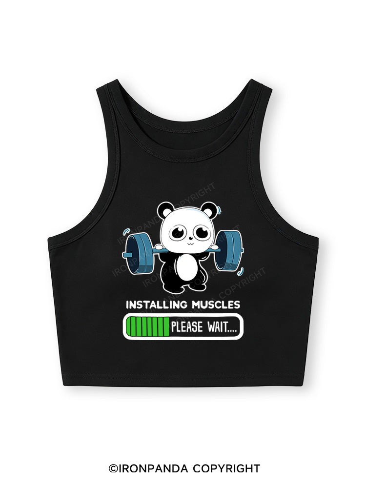BENCH PANDA Fitted Crop Tank Top
