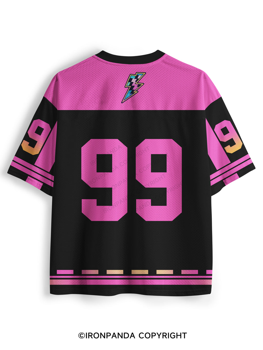 SURVIVING PURELY OUT OF SPITE BLACK Mesh Jersey