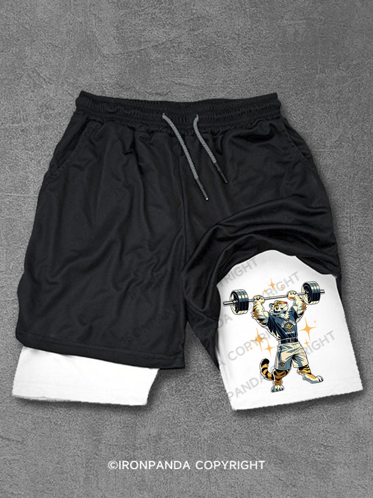 tiger at gym Performance Training Shorts