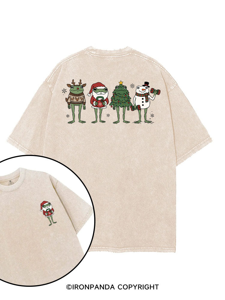 JOLLY FIT FROG SQUAD printed Gym Shirt