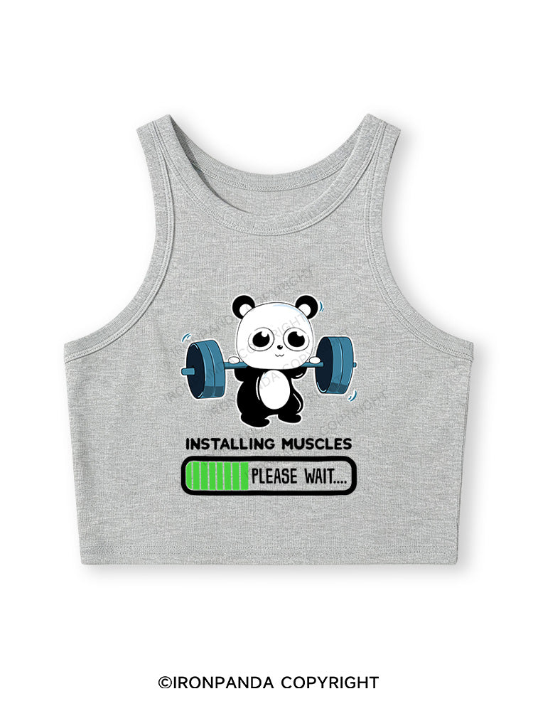 BENCH PANDA Fitted Crop Tank Top