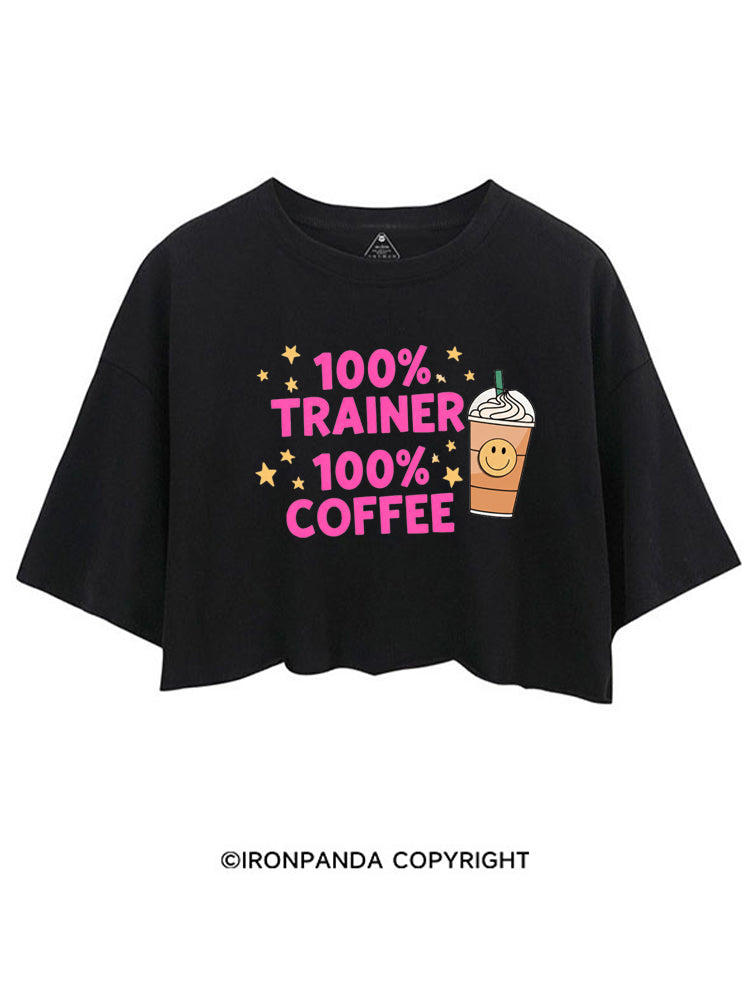 100% TRAINER 100% COFFEE CROP TOPS