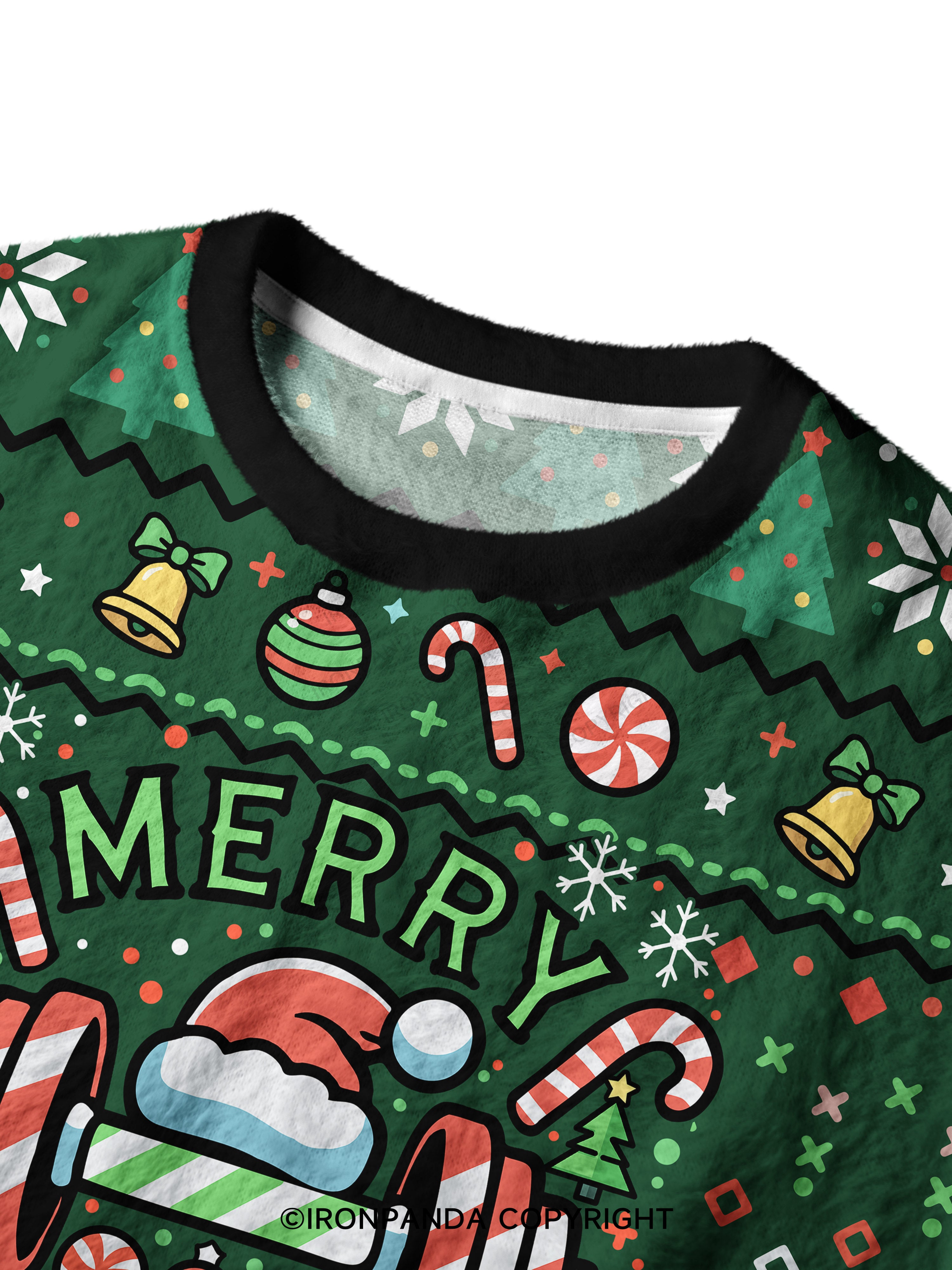 MERRY FITMAS Ugly Fuzzy Fleece Sweater