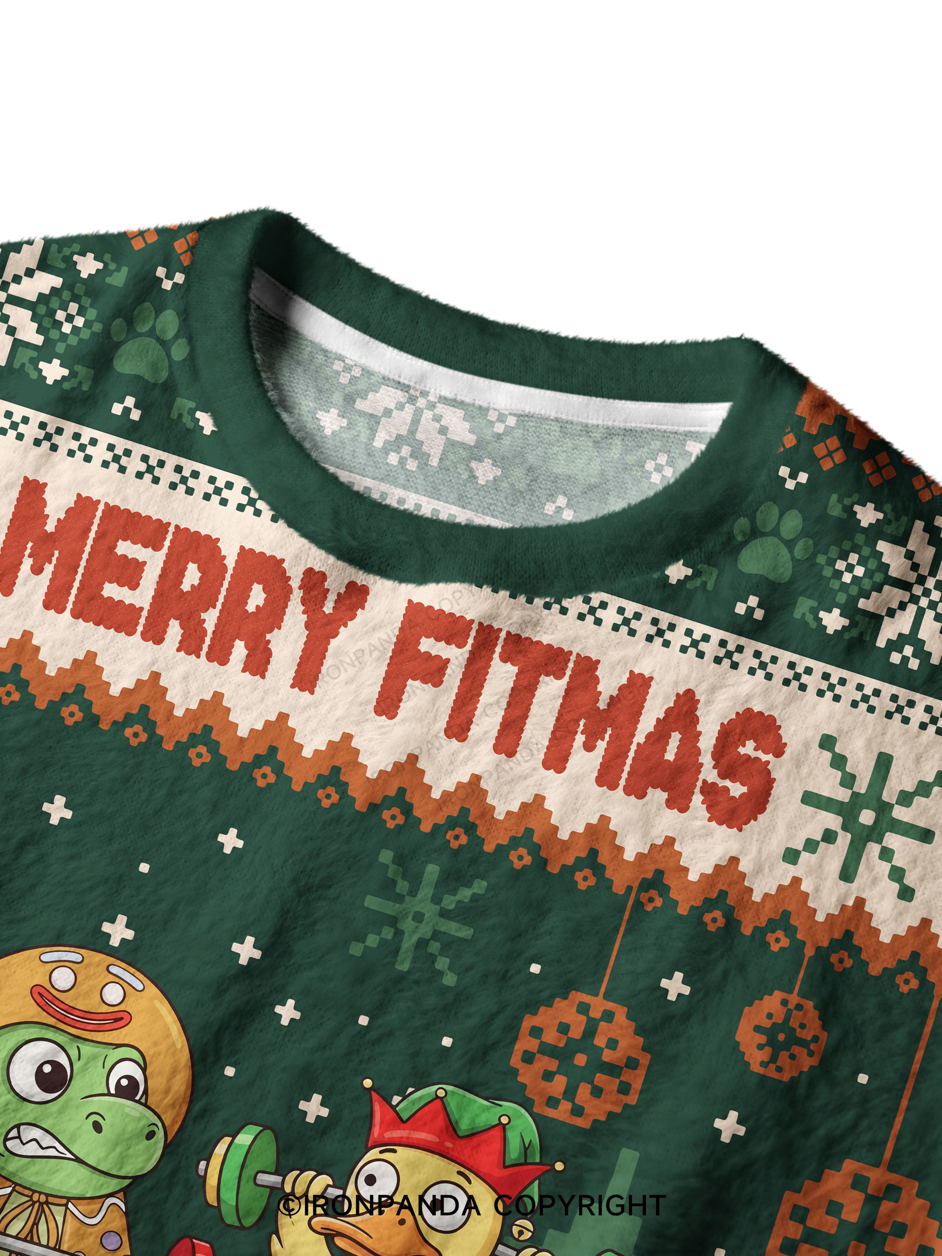 MERRY FITMAS Ugly Fuzzy Fleece Sweater
