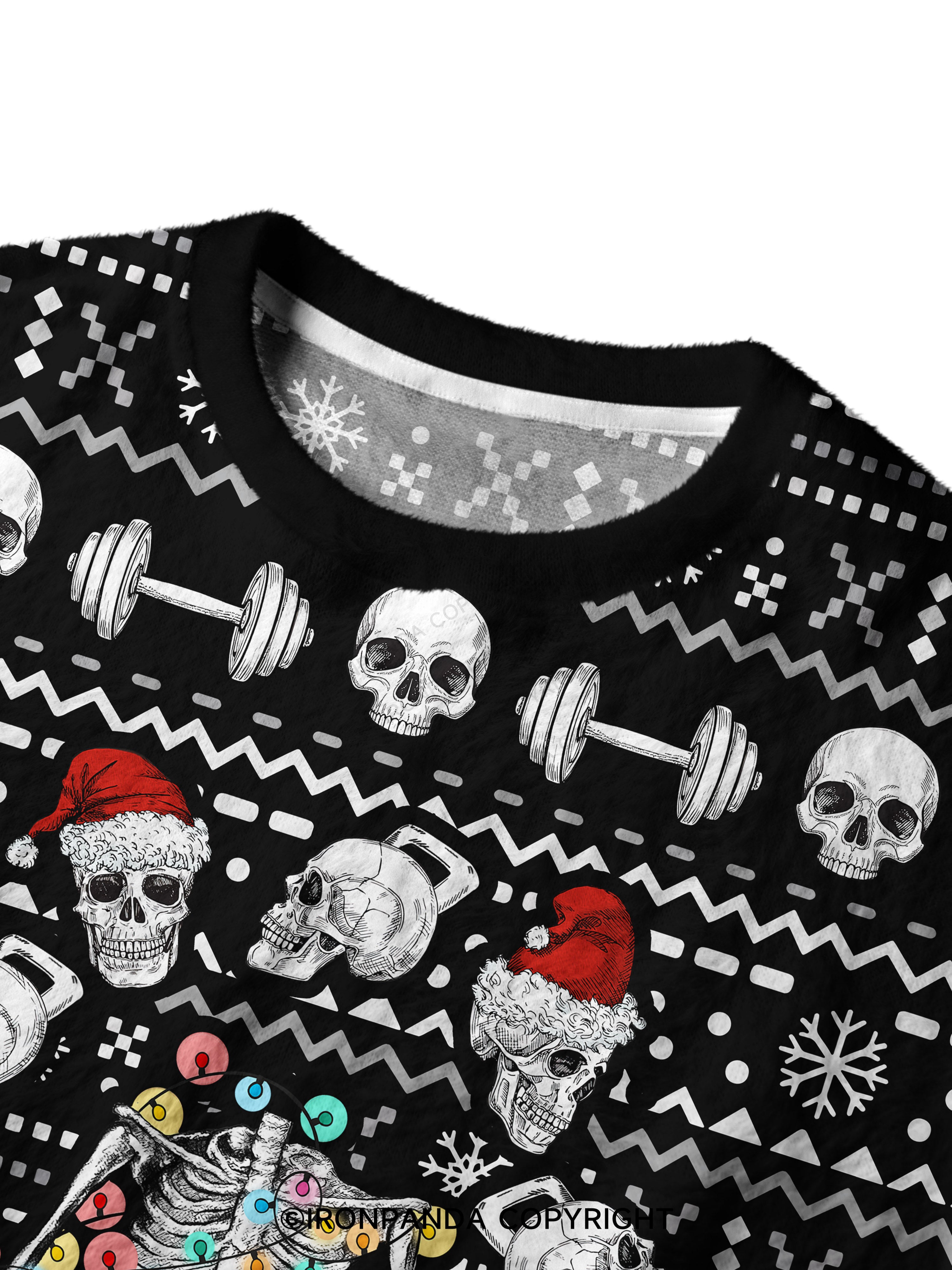 Merry Mindfulness Ugly Fuzzy Fleece Sweater