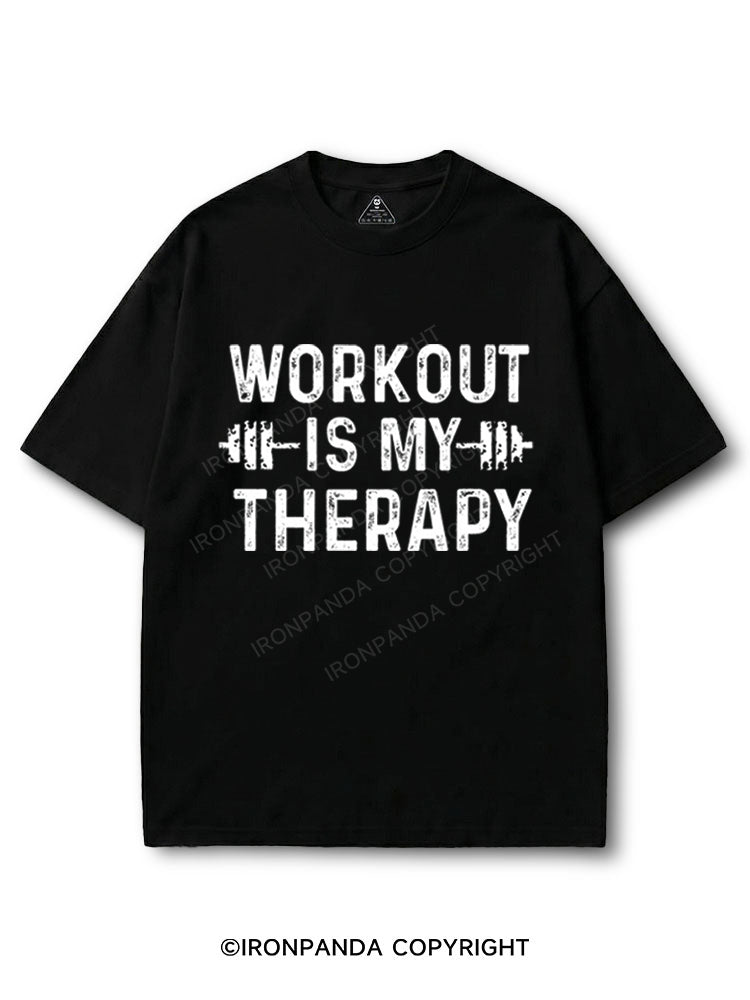 workout is my therapy COTTON PUMP COVER