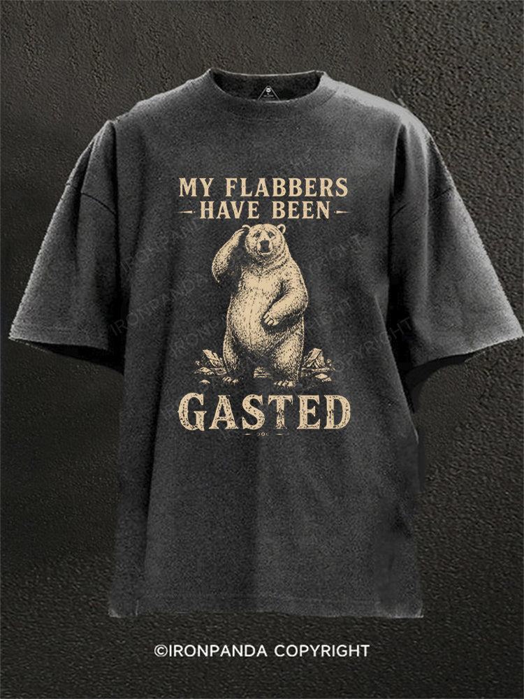 My Flabbers Have Been Gasted Bear Washed Gym Shirt