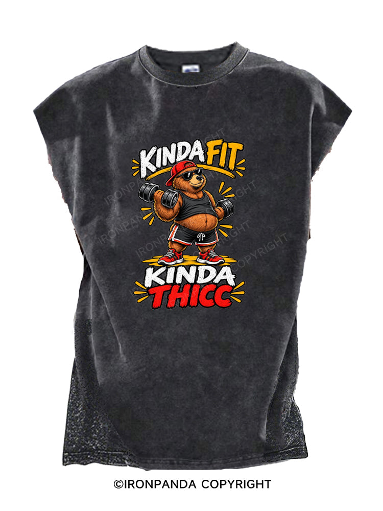 Kinda Fit Kinda Thicc Cut Off Tank