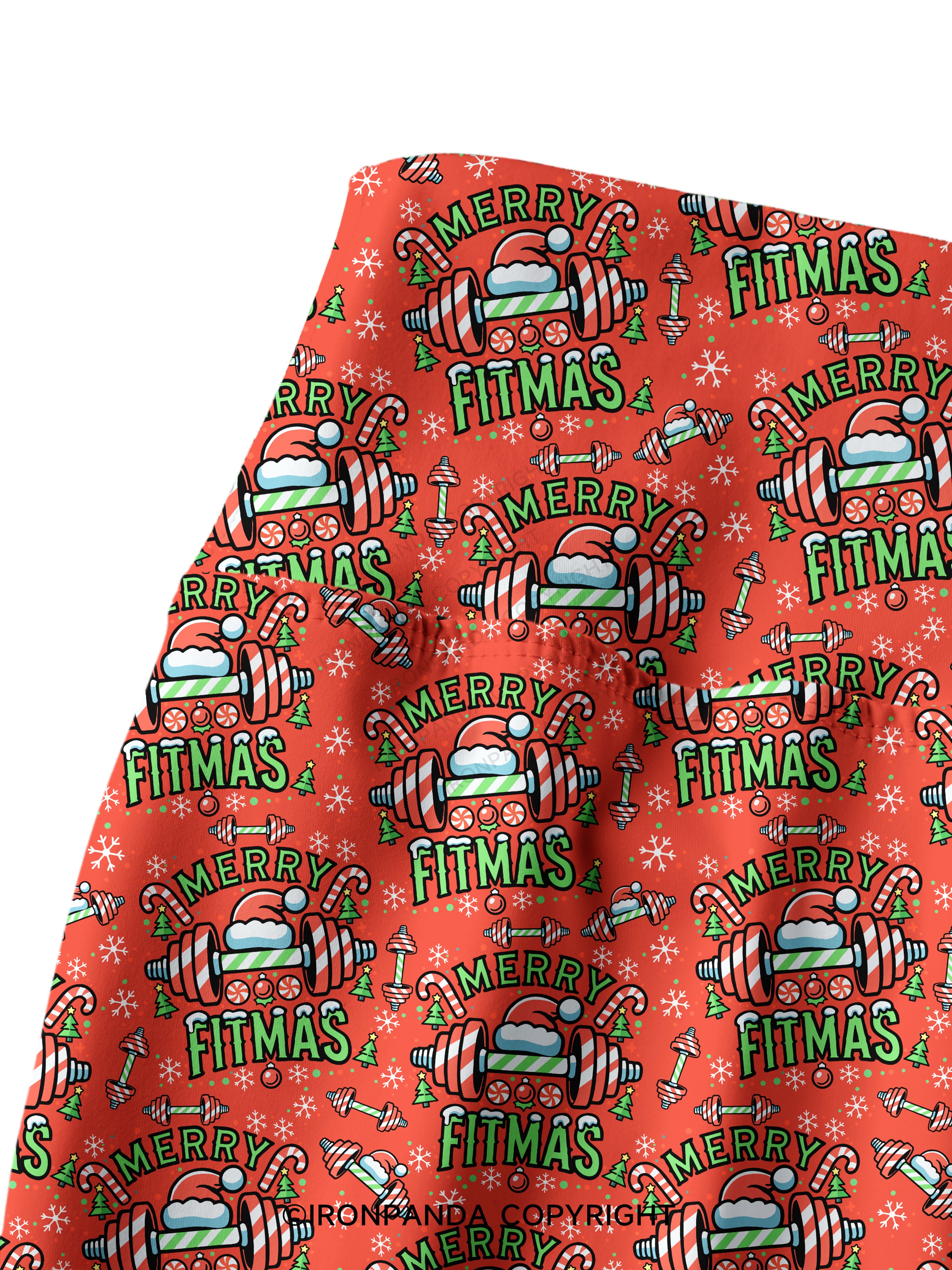 MERRY FITMAS Printed Yoga Pants