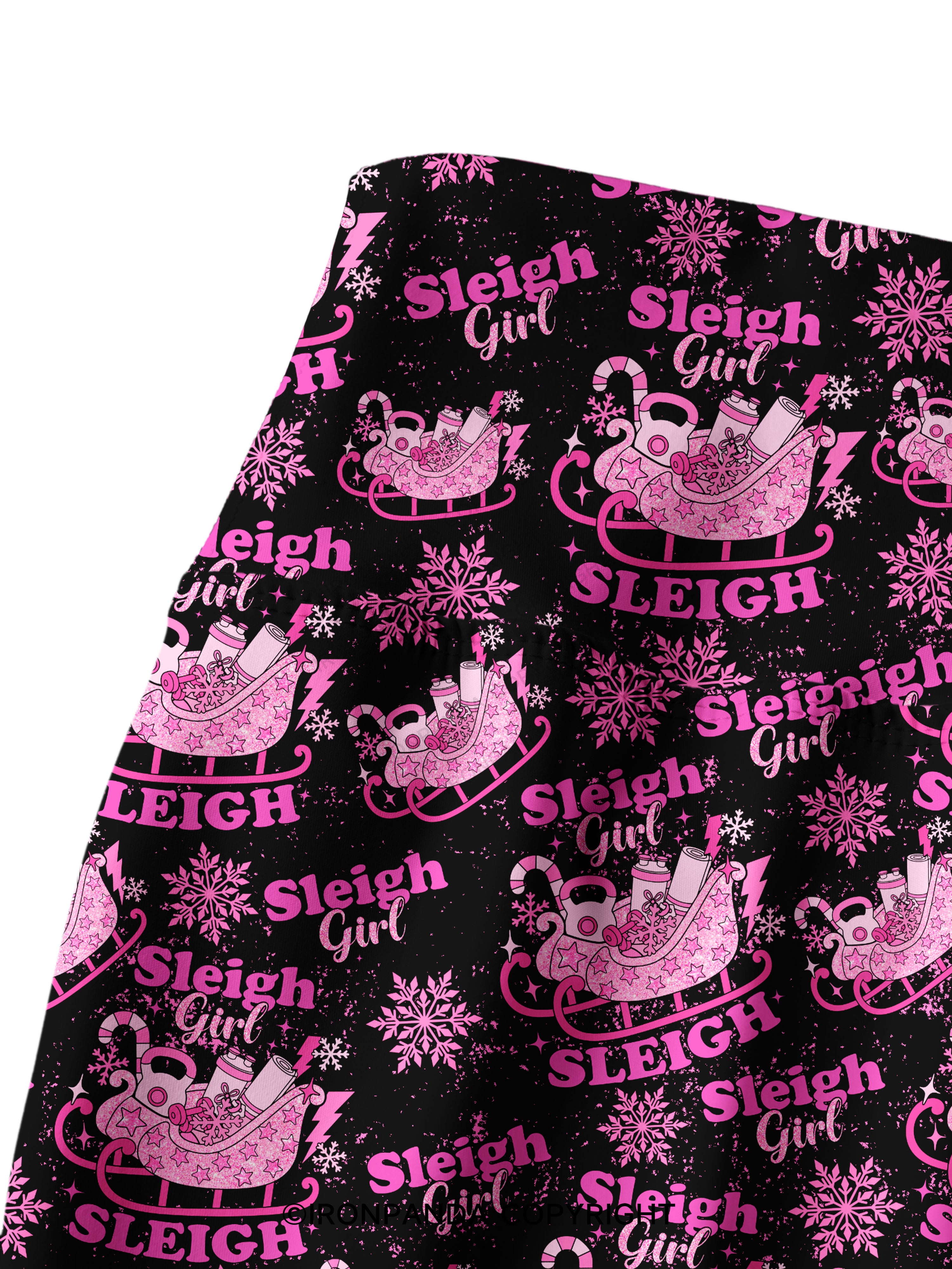 sleigh girl sleigh Printed Yoga Pants