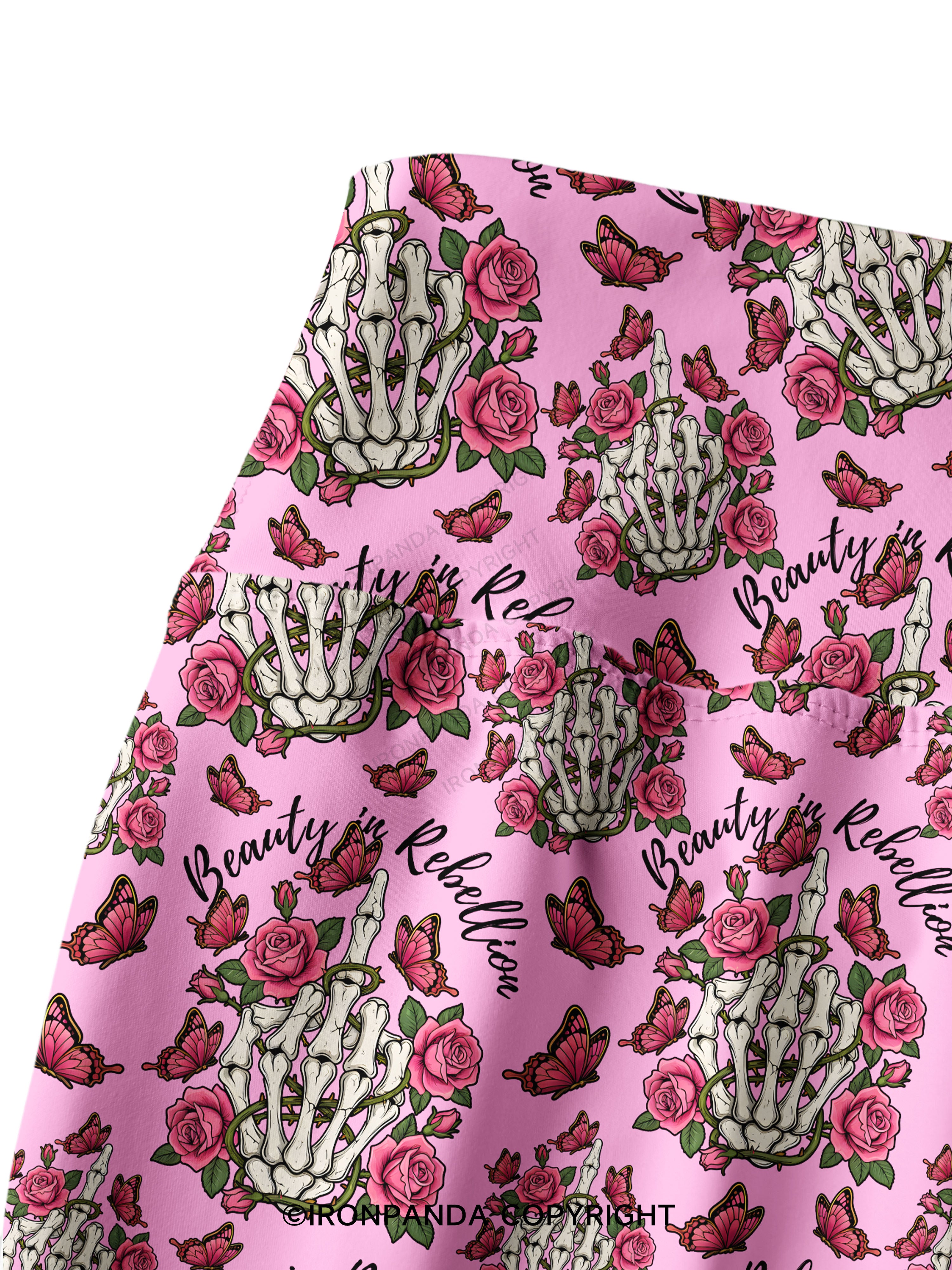 Beauty in Rebellion Cow Printed Yoga Pants
