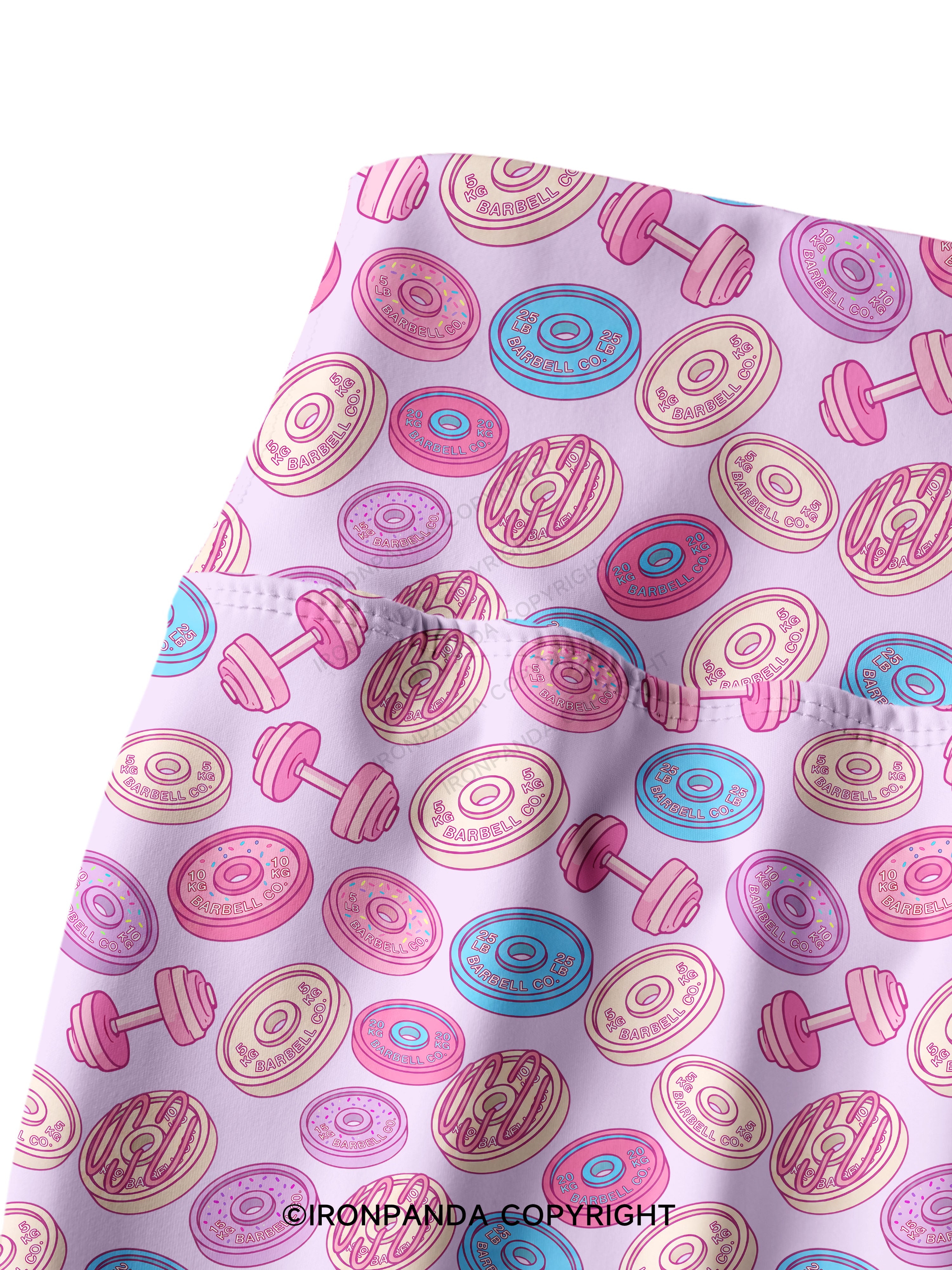 DONUT PLATES Printed Yoga Pants