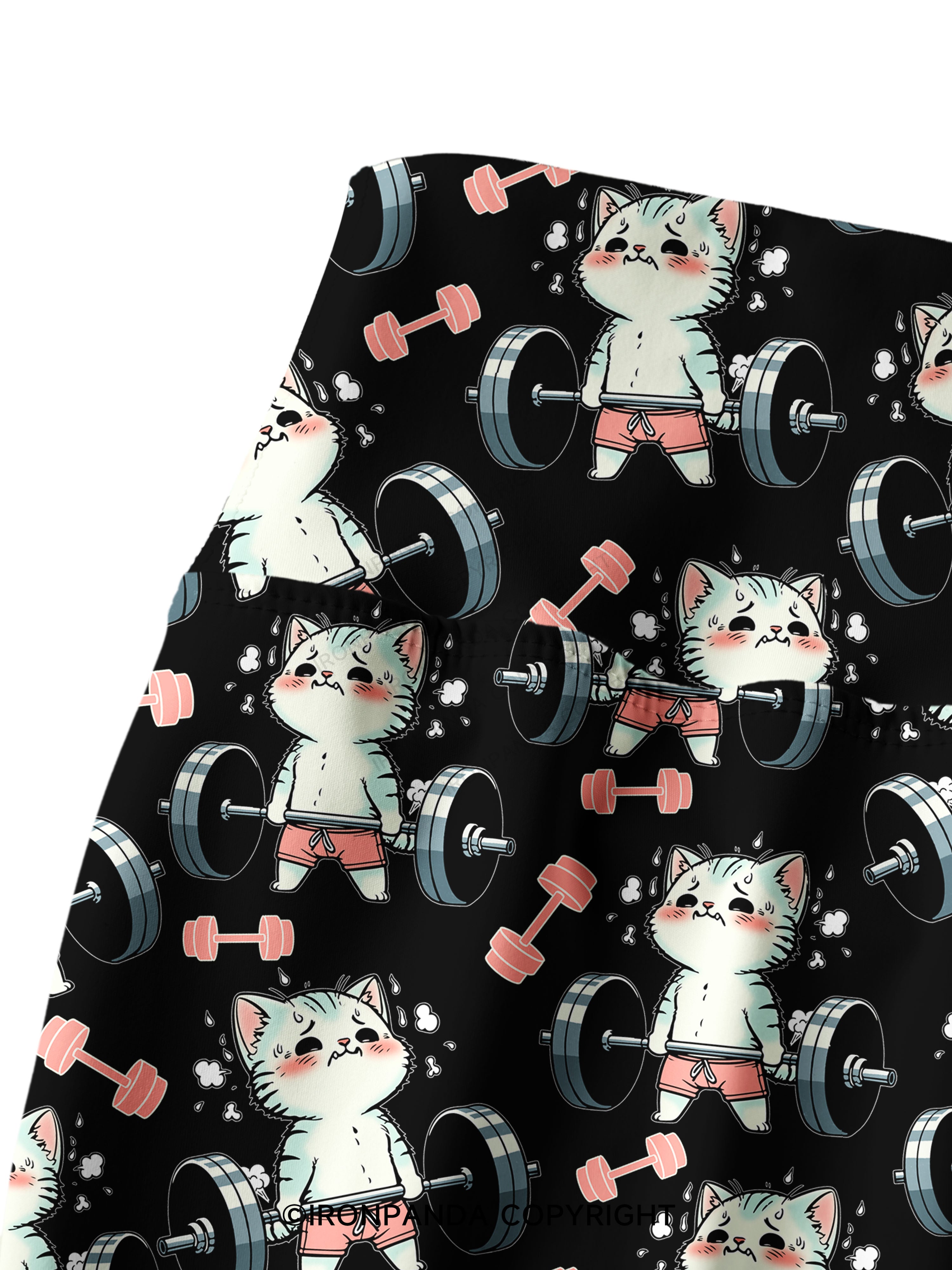 don't fart cat Printed Yoga Pants