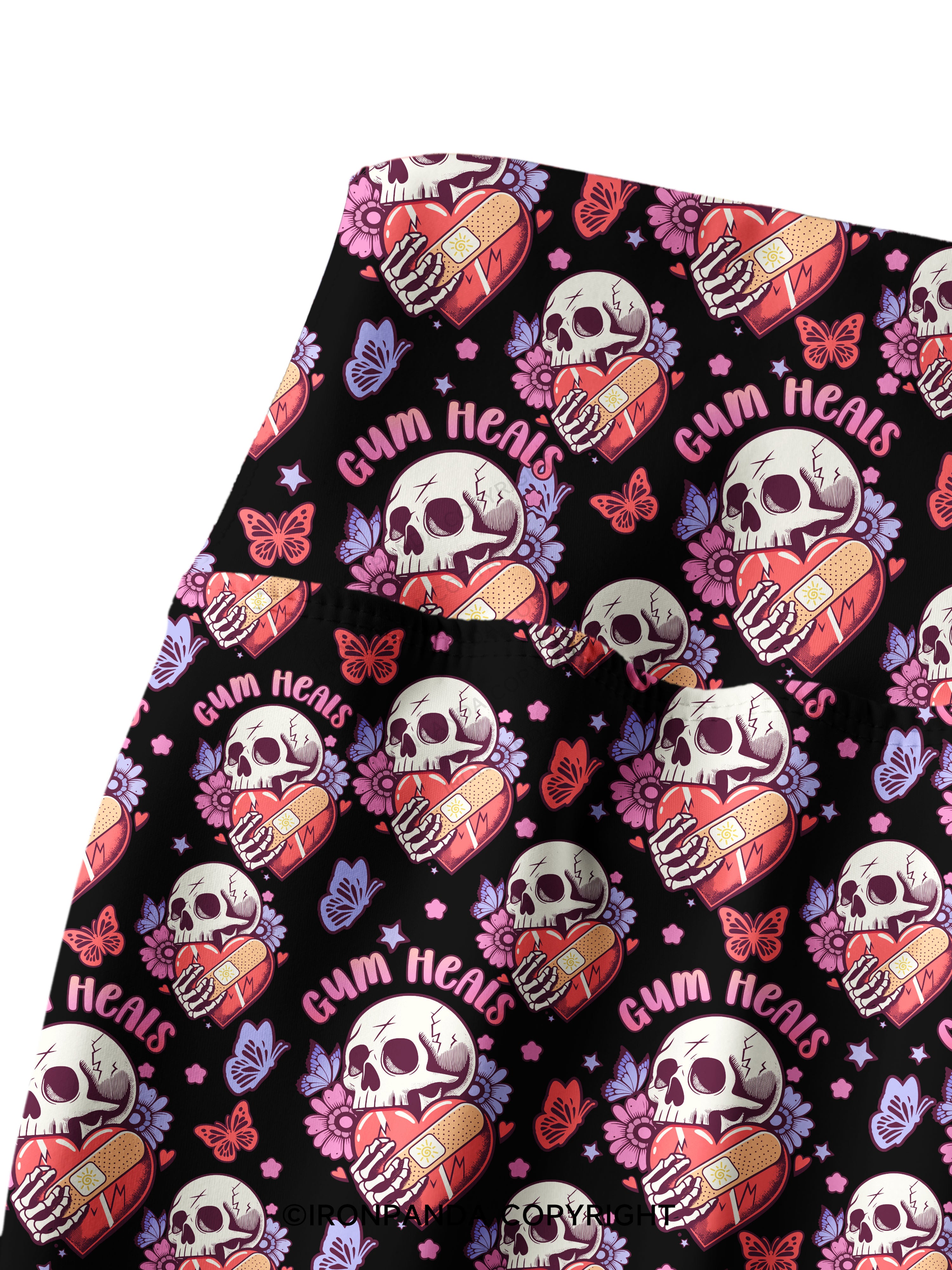 GYM HEALS Printed Yoga Pants