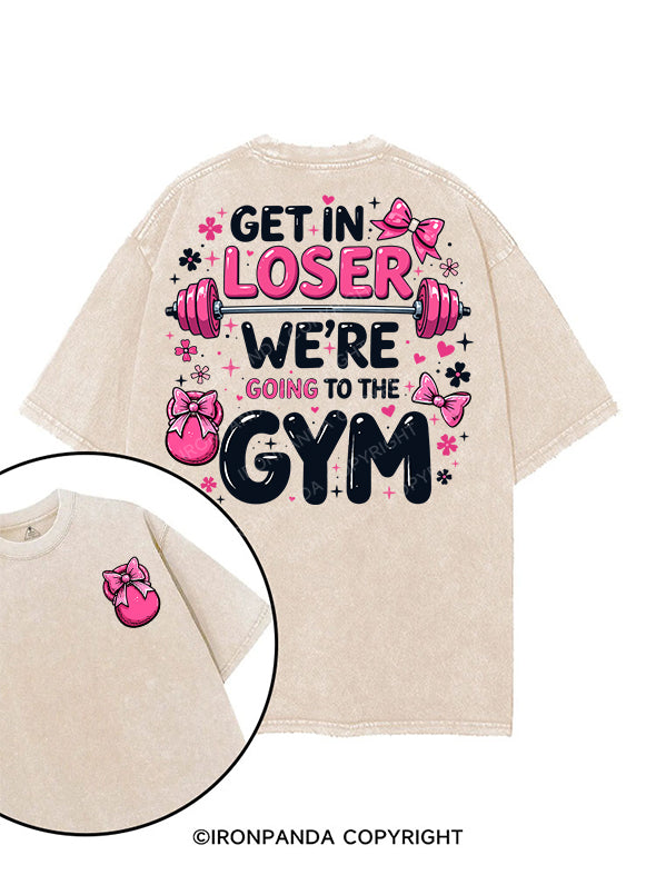 get in loser printed Gym Shirt